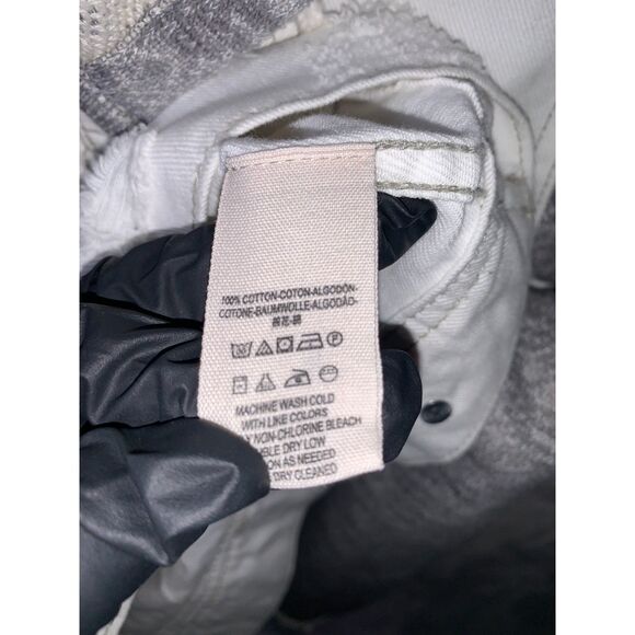 FREE PEOPLE CASUAL TERRY CLOTH JACKET WOMENS Size SMALL WHITE DENIM 39F434J138 - Picture 5 of 15